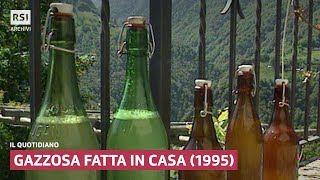 Gazzosa fatta in casa 1995  Il Quotidiano  RSI ARCHIVI [upl. by Eanrahs]