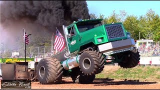 SemiTruckTractor Pulls Over The Top Diesel Showdown  Session 1 [upl. by Okia]