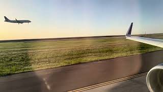 Morning Delta Air Lines Airbus A321 Takeoff from Denver [upl. by Nnahaid]