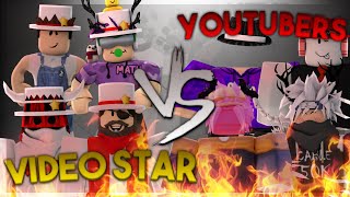 Video Stars VS Youtubers In Tower Of Hell [upl. by Tcideneb260]