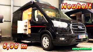 Neuheit 2023❗️das beste Konzept auf Ford🔥Dethleffs Globetrail 590 C🔥Kastenwagen Wohnmobile unter 6 m [upl. by Millda]