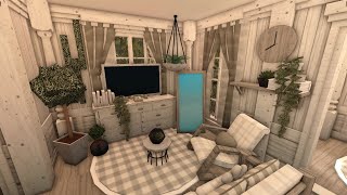 bloxburg 🌱 cozy underground family cottage ꒰ interior build part 2 ꒱ [upl. by Nauj]