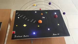 Sistemi Diellor Solar system 7th grade project [upl. by Nahtanohj416]