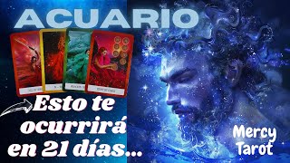 🗓️Acuario♒️ESTO VA A OCURRIRTE EN 21 DÍAS😱EL DESTINO TE ENVÍA UNA SEÑAL✨ acuario hoy destino [upl. by Edana]