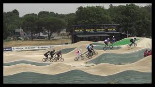 Coupe dEurope BMX Sarrians 2021 Round 3 Demi finales 4 [upl. by Koren717]