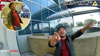 Entitled Law Student Talks Himself into Airport Arrest [upl. by Golding301]