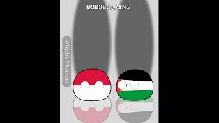 Palestine and poland Countryball shorts countryballs bobobgaming [upl. by Zea582]