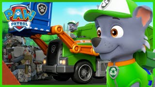 Rocky sprząta plażę swoją nową śmieciarką do recyklingu  Psi Patrol PAW Patrol po polsku [upl. by Hara]