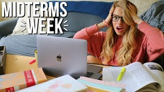 College Week in My Life  MIDTERMS WEEK  study tips [upl. by Woothen655]