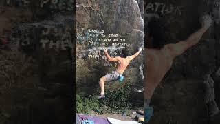 Supersize me pongo start 8AB Dumbarton Rock climbing bouldering keepclimbing [upl. by Britteny]