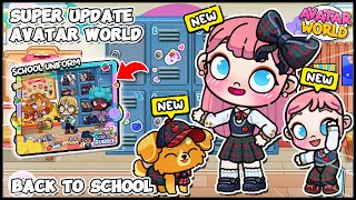 SUPER UPDATE AVATAR WORLD PAZU BACK TO SCHOOL BUNDLE  UNIFORM PAZU [upl. by Hcire]