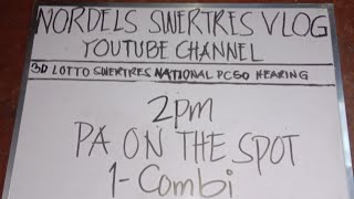 1 combination padaug pa on the spot 3d Swertres lotto hearing number today 2pm draw June 14 2024 [upl. by Yllen746]