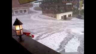 Hagel in Alpbach [upl. by Adnwahsat]