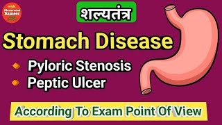 Disease Of Stomach And Duodenum In Hindi  Peptic Ulcer  Pyloric Stenosis  Shalya Tantra  BAMS [upl. by Ettennaj140]