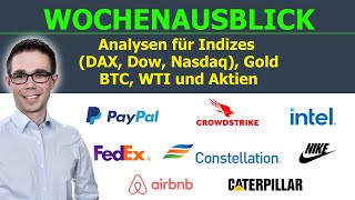 Rekordjagd beendet Chancen amp Risiken in DAX Gold BTC amp Aktien wie Intel PayPal Crowdstrike amp Co [upl. by Ivan]