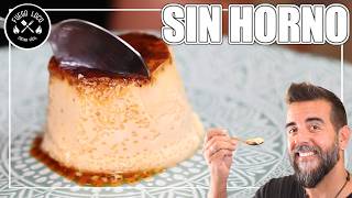 El FLAN MÁS CREMOSO Fácil y Rápido Sin Horno Sin Microondas  Dulce de Leche [upl. by Ikkir]