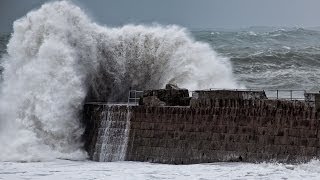 Massive Winter Storm on Cornwall North Coast [upl. by Salta]