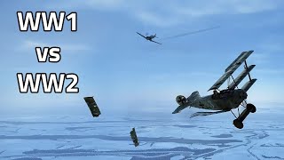 1 Spitfire vs Fokker DrI Squadron  TriPlanes vs WW2 Legend  IL2 Sturmovik Flying Circus [upl. by Fulbert]