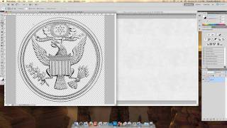 How to make a pressed seal in Photoshop CS5 [upl. by Akcebar]