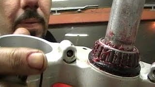 Steering head bearings how to replace and adjust without special tools [upl. by Ewer931]