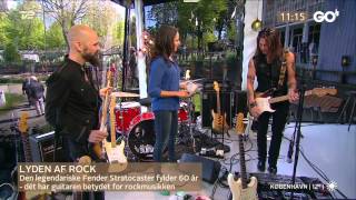 Electric Guitars  Go Morgen Danmark  TV2 Interview  d 03052014 [upl. by Fasta]