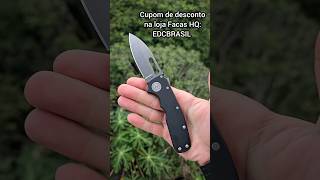 Curti muito meu canivete Demko Shark Cub Slicer com trava shark lock talas de alumínio e aço 20CV [upl. by Akemehc]