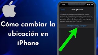 Cómo cambiar la ubicación en iPhone [upl. by Key]