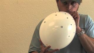 Expanding the universe on a balloon [upl. by Ilke]