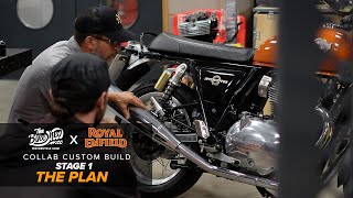 BSMC x Royal Enfield Custom Collab  Stage 1 [upl. by Qiratla]