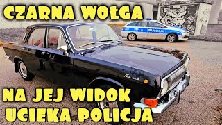 Czarna Wołga na jej widok ucieka nawet POLICJA [upl. by Assirrak805]