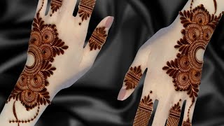 Stylish Back Hand Mehndi Designs ll Easy Latest Arabic Mehndi Designs ll New Arabic Mehndi Design [upl. by Ajiat]