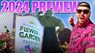 EPCOTS FLOWER amp GARDEN FESTIVAL 2024 SNEAK PEEK 🌸 [upl. by Stokes]