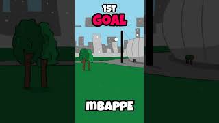 🏆 mbappes 1st goal at real madrid 🏆 mbappe realmadrid real animation football lol vinijr [upl. by Ahsaela]