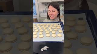 AULA DE MACARON EM PARIS 🥹✨ lecordonbleu paris macaron receitas sobremesa confeitaria [upl. by Airat]