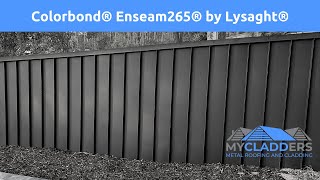 Colorbond Enseam 265® cladding 250m2 Brisbane Roofing [upl. by Brianna]