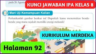 Kunci Jawaban IPA Kelas 8 Halaman 92 Kurikulum Merdeka Mari Uji Kemampuan Kalian [upl. by Marzi]