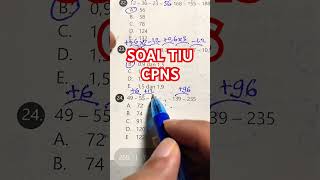 Soal TIU CPNS maths cpns cpns2024 bimbingancpns bimbinganbelajar TIU [upl. by Pisarik411]