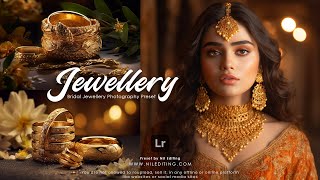 Bridal Jewellery photography preset  lightroom presets free download  wedding photo editing [upl. by Suoivatnod]