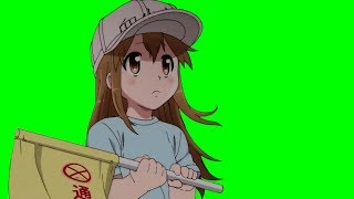 Green Screen Platelet Hataraku Saibou [upl. by Hairim]