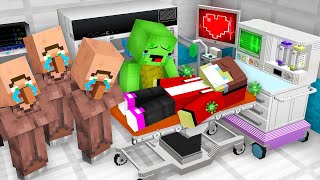 JJ Is FAKING SICK To Prank Mikey in Minecraft Maizen [upl. by Aivatnohs439]