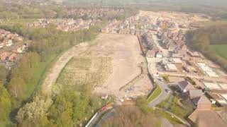 drone  over amington old golf course Tamworth april 2019 [upl. by Berga232]