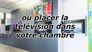 où placer la télévision dans votre chambre  Comment cacher une TV dans une chambre [upl. by Husch]