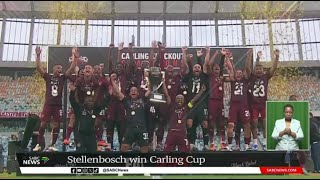 Stellenbosch FC are 2023 Carling Knockout Cup champions [upl. by Toole59]