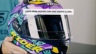 INSTALACIÓN PINLOCK 30 EN VISOR CASCO HRO [upl. by Asiek]