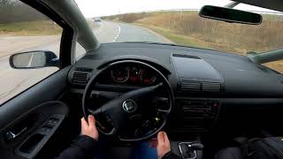 2005 Seat Alhambra19 TDI 115 Hp POV Test Drive DRIVEWAVE1 [upl. by Enorel]