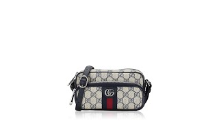 Gucci GG Ophidia Mini Crossbody Beige Blue [upl. by Ociram700]