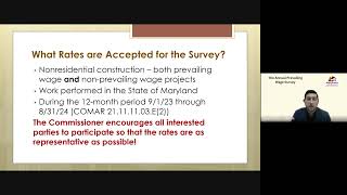 MD Labor  Maryland Annual Prevailing Wage Survey [upl. by Pittel]