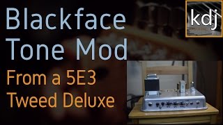 Blackface Tone Mod in a 5E3 Tweed Deluxe Clone [upl. by Lyndy]