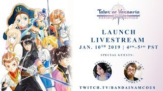 Tales of Vesperia Definitive Edition Launch Livestream  PS4 PC X1 Switch [upl. by Marysa]