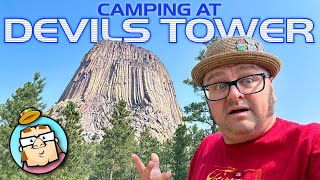 Camping at the Devils Tower  Location of Alien Landing in Close Encounters of the Third Kind  WY [upl. by Orelia]